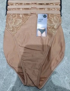 M&S Collection 3pk Wildblooms High Leg Knickers Size 14 RICH AMBER  - Picture 1 of 6