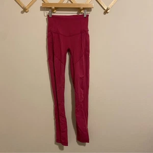 Lululemon rosa Leggings volle Länge Größe 4 - Bild 1 von 11
