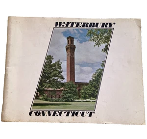 Waterbury Connecticut Book History Community Brochure Business Naugatuck Valley - Imagen 1 de 20