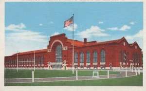 Intramural Sports Bldg - Univ of Mich - Ann Arbor, Michigan - litografia non spedita - Foto 1 di 3