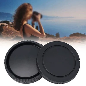 Camera Body Front Cap Rear Lens Cap For E-Mount Sony A6300 A6000 A6400 A7R2 A7M3 - Picture 1 of 12