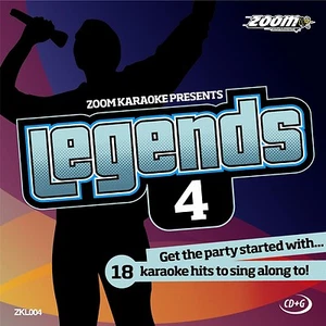 Zoom Karaoke Legends 4 (ZKL004) CD+G Disco - Elton John, Billy Joel, Rod Stewart, - Imagen 1 de 1