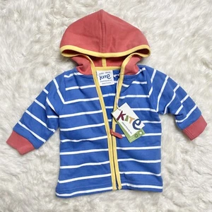 NEU Kite Zip Through Hoody Baby Junge gestreift blau - Größe 3-6 Monate 68 cm - Bild 1 von 2