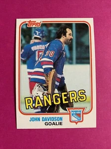 🐶 1981-82 Topps Hockey #95 John Davidson New York Rangers - Picture 1 of 2