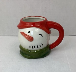 Taza de té de café muñeco de nieve umbral vacaciones de Navidad 3D - Imagen 1 de 9