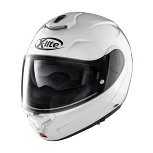 SIZE S 55-56 CM X-LITE X-1005 FLIP FRONT MODULAR CRASH HELMET SOLID WHITE - Picture 1 of 1