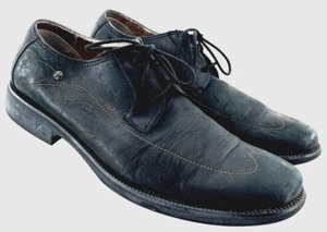 Mark Nason 71965 Vallejo Black Leather Wingtip Lace-Up Oxfords Shoes Men's US 12 - Picture 1 of 10