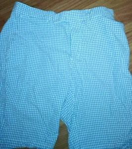 Polo Golf Blue and White Checker Pattern Shorts Size 30 - Picture 1 of 5