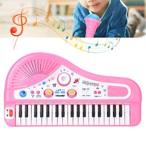 37 Keyboard Piano Instrument With Microphone Kids Educational Toy(Pink) - Picture 1 of 15