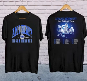 Megan Moroney Shirt, 2025 Megan Moroney Am I Okay Tour T-shirt - Picture 1 of 1