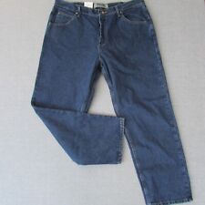Wrangler Authentics Jeans 38x29 blue denim straight western 10ZM200SD NEW TAGS