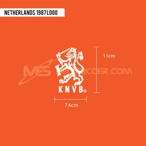 KNVB Holland Niederlande 1987 Home Logo Print (Flockmaterial) - Bild 1 von 5