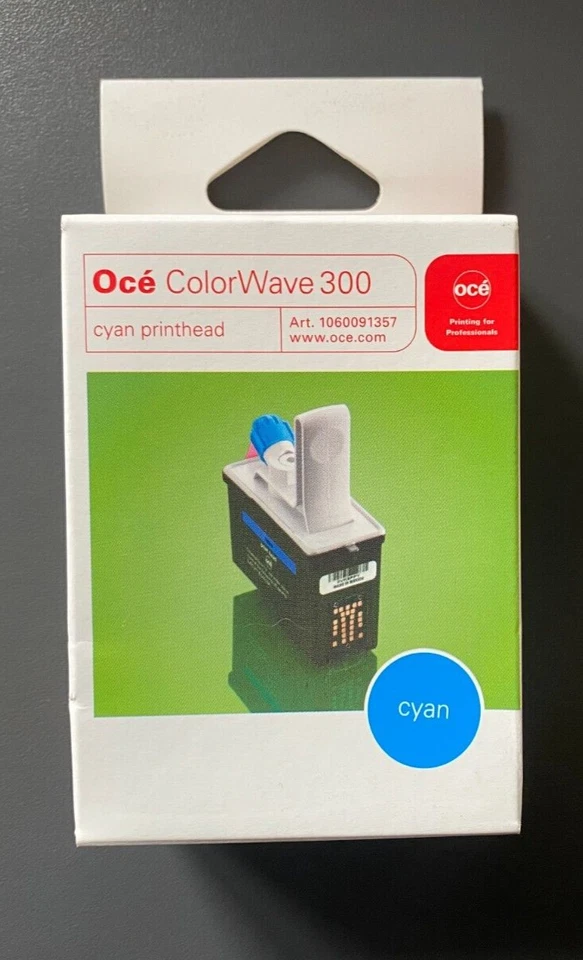 Genuine OCE Printhead - CYAN COLORWAVE 300 / ART 1060091357 (INC VAT) BOXED - Image 1 of 1