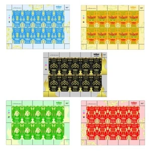 muay thai day souvenirs sports boxing series mint stamp set full sheet fs 2024 - Picture 1 of 4