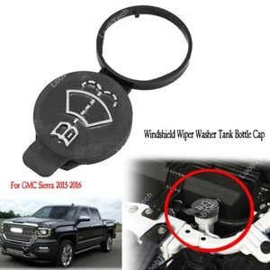 For GMC Sierra 1500 Wiper Washer Fluid Reservoir Tank Bottle Lid Cap Cover - Picture 1 of 12