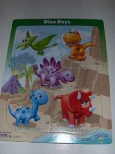 NEW Play Monster Framed 5 pieces - Dino Days - Picture 1 of 1