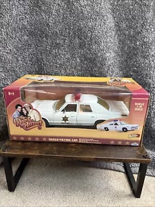 Dukes Of Hazzard Rosco Patrol Car Johnny Lightning 1:18 Diecast NIB - Picture 1 of 5