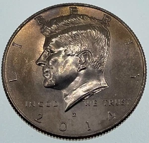 2014 D Kennedy Half Dollar 50C - Circulated - Clad  (SKU 188) - Picture 1 of 4