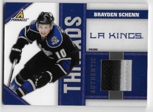 10/11 PINNACLE THREADS PRIME JERSEY #BS Brayden Schenn #4/25