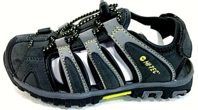 Hi-Tec Kids Boy's Cove II Черный/Угольный/Супер Лимон Размер США 1 М, Евро 32 - Изображение 1 из 4