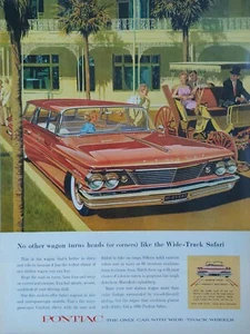 Vintage Pontiac Printanzeige 1960. Breitbahn Safari - Bild 1 von 1