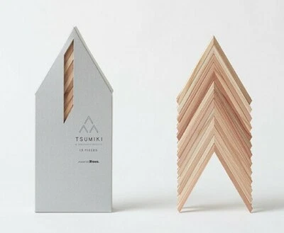 TSUMIKI Designed by Kengo Kuma 22pieces, Handmade by craftsmen rare Japan F/S - Image 1 of 4