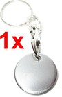 Einkaufswagenchip Metall / Trolley Coin ohne Logo