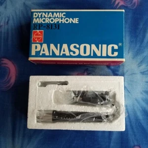 PANASONIC DYNAMIC MICROPHONE,MODEL RP-8131,300 OHM (Ω),MATSUSHITA,BRAND NEW(NOS) - Picture 1 of 17