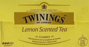 Twinings Lemon Scented Tea,Schwarztee Tee mit Zitronengeschmack,25 Filtern - Bild 1 von 5