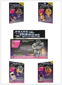 Transformers G1 Five STUNTICONS FORM MENASOR MOTORMASTER DRAG STRIP/WILDRIDER - Picture 1 of 15