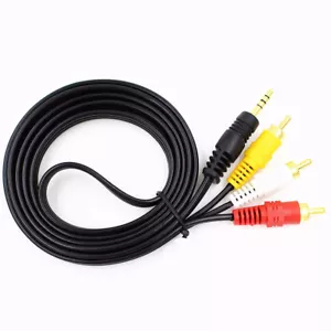 AV A/V TV Video Cable Cord Lead for JVC Everio GZ-MS230/U/S MS230/AU/S MS230BU/S - Picture 1 of 7