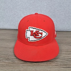 Cappello Berretto New Era 59FIFTY Kansas City Chiefs Fitted 7 3/8 Rosso - Foto 1 di 9