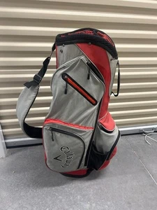 Callaway ORG 14 Way Golf Bag Grey Red Black Golf Bag - Picture 1 of 5