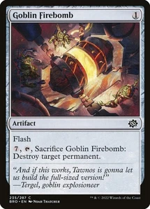 4x Goblin Firebomb - Casi Nuevo - La Guerra de los Hermanos - SPARROW MAGIC - Imagen 1 de 1
