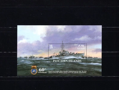 Pitcairn Island 599 Royal Navy 2002 XF MNH S/S SP - Image 1 of 2