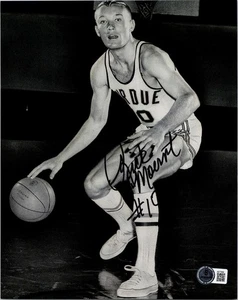 RICK MOUNT SIGNED 8X10 PHOTO BECKETT BAS COA PURDUE BOILERMAKERS 12 - Picture 1 of 1