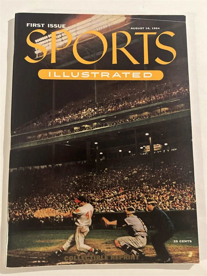 Sports Illustrated 1954 primera edición primera con tarjetas Ted William Jackie Robinson  Foto 1 de 3