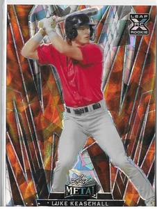2024 Hoja Metal Béisbol Luke Keaschall Prismatic RC # 1/1 - Imagen 1 de 2