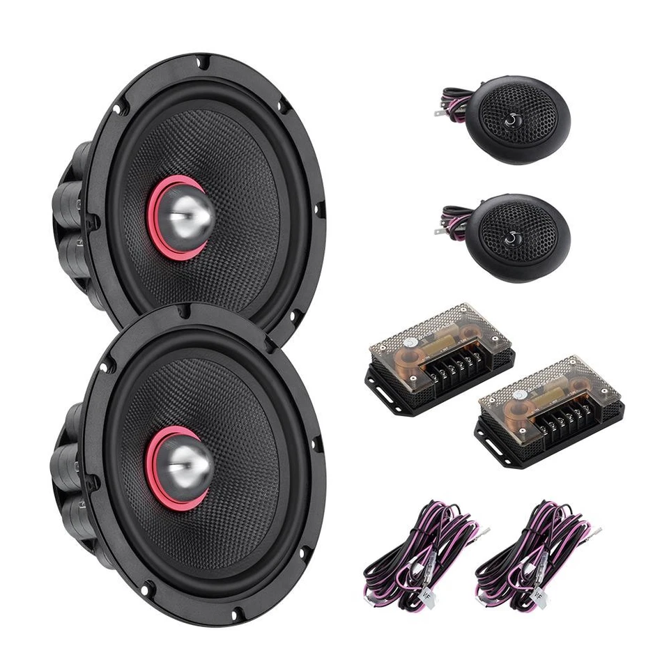 Bassface IndyCP6 6.5'' 16.5cm 2x80w RMS SQ Car Component Midrange & Tweeter Kit - Image 1 of 4