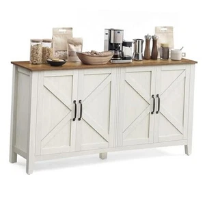 LIRY Collection - Storage Cabinet, Buffet Cabinet, Sideboard, Credenza, with - Picture 1 of 7