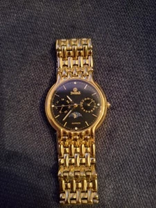 Swistar Elegante 18K Gold-Herren Uhr Quarz 1992 guter Zustand - Bild 1 von 16