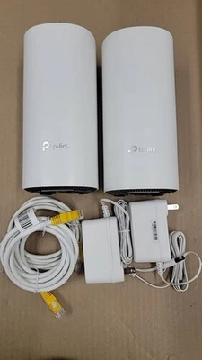 TP-LINK Deco M4R AC1200 Dual-Band Wi-Fi 5 Mesh Router 2-Pack with ac /CAT5 - Image 1 of 3