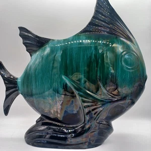 Angel Fish BMP Blue Mountain Pottery großer Fisch Kanada Sammlerstück Keramik - Bild 1 von 14
