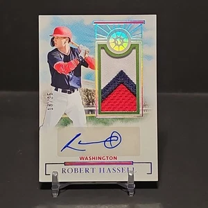 Robert Hassell 2024 Boys Of Summer Holo Prospect Patch Autograph Auto 18/25 - Picture 1 of 2