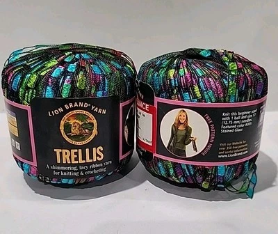 Hilo de escalera de enrejado marca Lion 2-1 3/4 oz vidrieras #305 ganchillo tejido de encaje  Foto 1 de 4