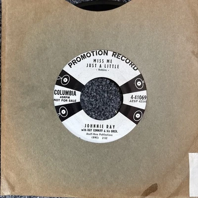 Johnny Ray - Miss Me Just A Little / Soliloquy of A Fool [7" 45 rpm Promo] - Image 1 of 2