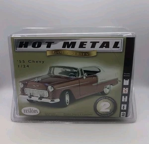 Testors Hot Metal Gold Series 1955 Chevy Bel Air 1:24 Diecast Build Kit - Picture 1 of 5