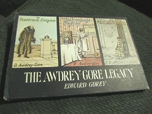 THE AWDREY-GORE LEGACY EDWARD GOREY '72 HC w/DJ DODD MEAD 5th print 1st ed rare! - Picture 1 of 6