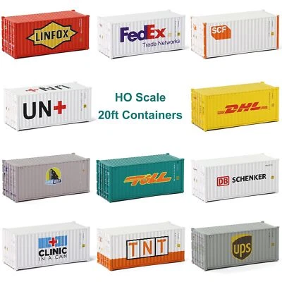 Evemodel HO Scale 1:87 20ft Shipping Container 20' Cargo Box Model Railway C8726 - Image 1 of 4