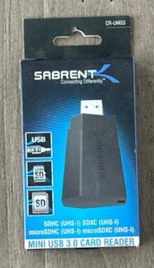 Sabrent Mini USB 3.0 Micro SD and SD Card Reader (CR-UMSS) - Picture 1 of 5